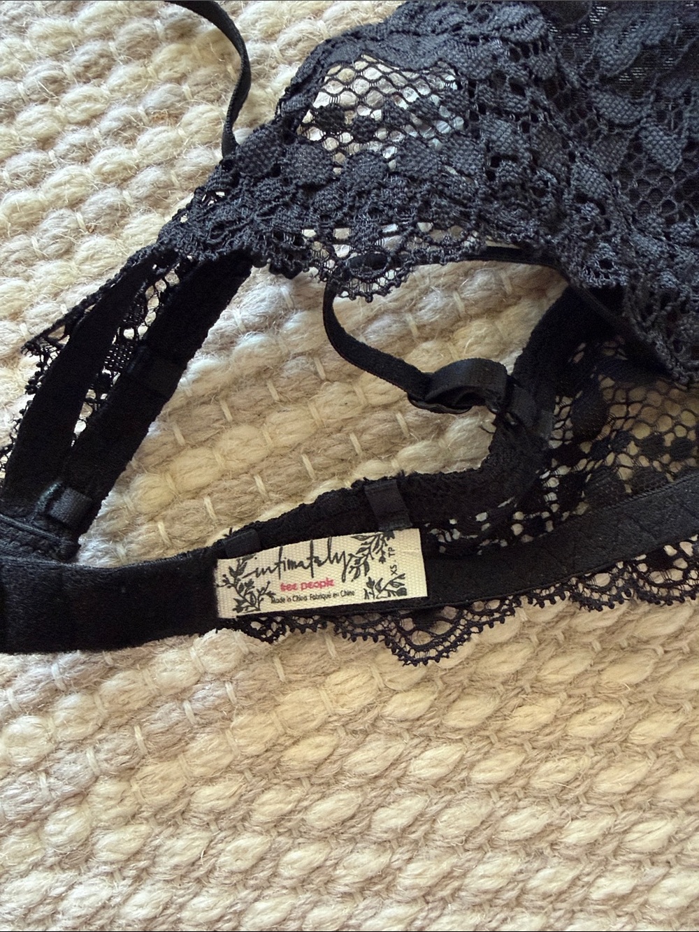NEW Free People Intimately Last Dance Lace Triangle Bralette - Picture 3 of 3